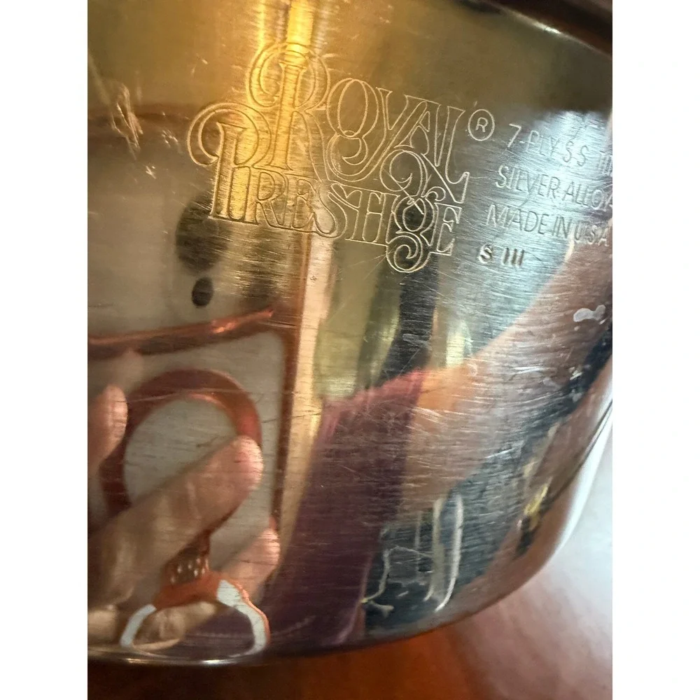 Royal Prestige 7-Ply Stainless Steel Silver Alloy Copper Saucepan Set USA Made